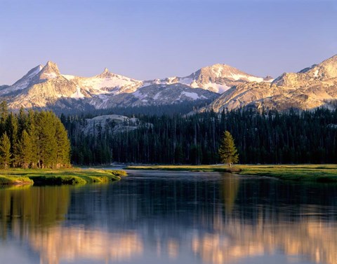 Framed Tuolumne River, Yosemite National Park, California Print