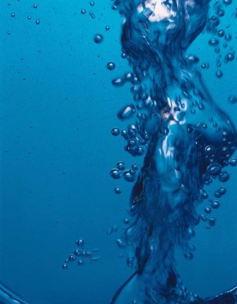 Framed Water Bubbles Print