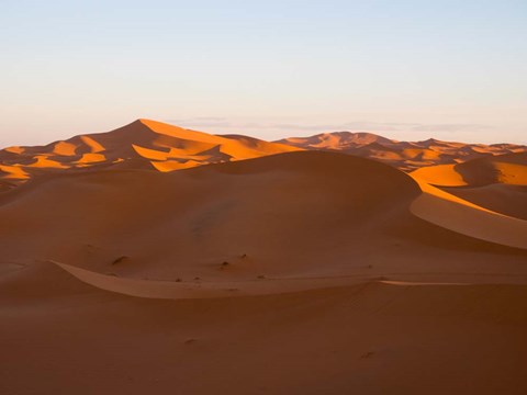 Framed Erg Chebbi Dunes, Errachidia Province, Morocco Print