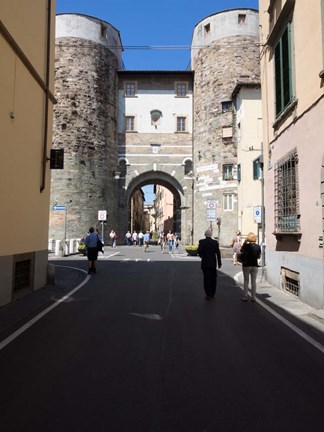 Framed Porto San Gervasio at Via Elisa, Tuscany, Italy Print