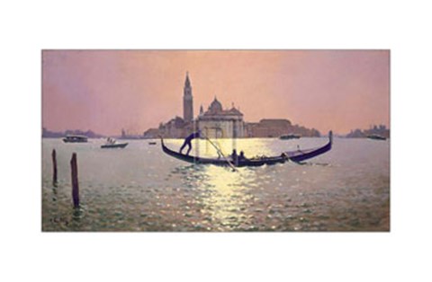 Framed Looking Towards San Giorgio (LE) Print