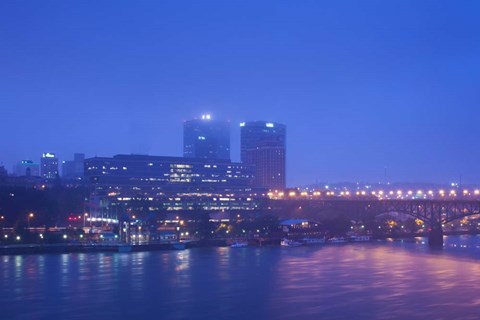 Framed Knoxville, Knox County, Tennessee Print