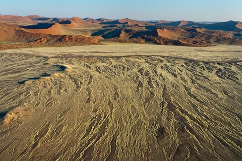 Framed Sossusvlei, Namib Desert, Namib-Naukluft National Park Print