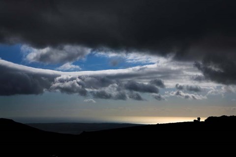 Framed Dungarvan Coastline, Comeragh Mountains, County Waterford, Ireland Print