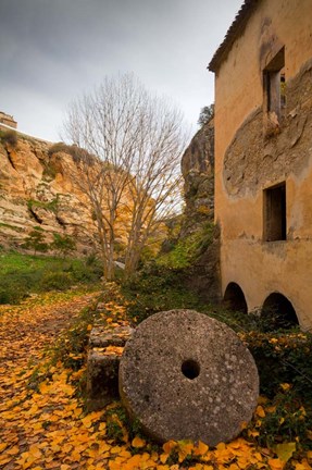 Framed Old Flower Mill, Alhama de Granada, Spain Print