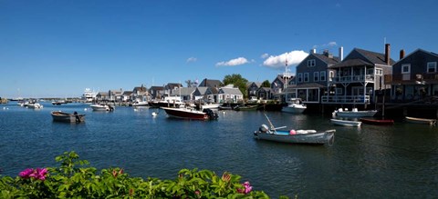 Framed Nantucket Harbor, Massachusetts Print