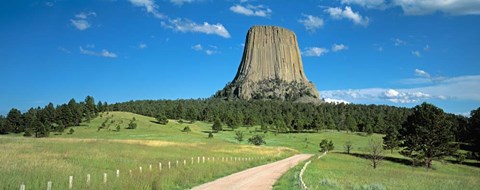 Framed Wyoming, Devils Tower National Monument Print