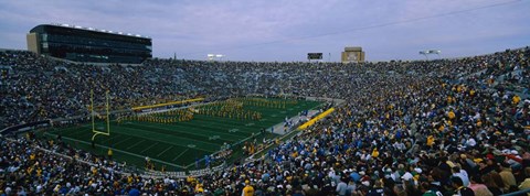 Framed Notre Dame Stadium, South Bend, Indiana Print