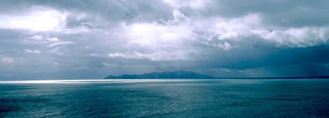 Framed Storm Clouds over New Zealand Print