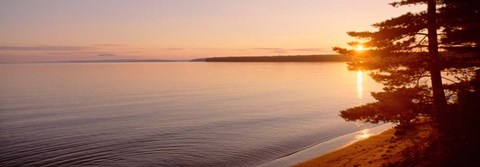 Framed Stockton Island, Lake Superior, Wisconsin Print