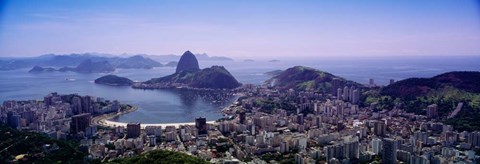 Framed View of Rio De Janeiro, Brazil Print