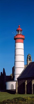 Framed Saint Mathieu Lighthouse, Finistere, Brittany, France Print