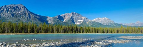 Framed Athabasca River, Icefields Parkway, Jasper National Park, Alberta, Canada Print