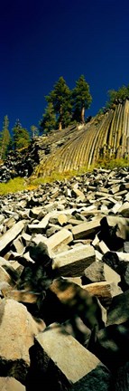 Framed Devils Postpile National Monument, Mammoth Mountain, California Print