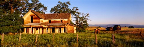 Framed Farmhouse, Oregon Print