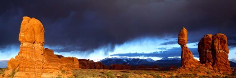 Framed Thunderstorm Arches National Park, UT Print