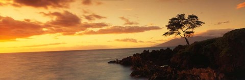 Framed Wailea Point, Maui, Hawaii Print