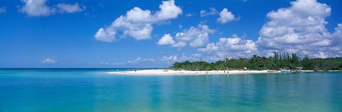 Framed Delnor Wiggins State Park, Florida Print