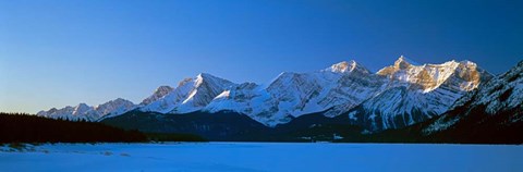 Framed Kananaskis Lake at Sunrise, Alberta, Canada Print