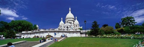 Framed Sacre Coeur Cathedral, Paris, France Print