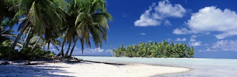 Framed Tuamotu Islands, French Polynesia Print