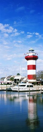 Framed Harbour Town Lighthouse, Hilton Head Island, South Carolina Print