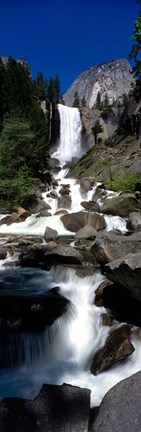 Framed Yosemite Park, Vernal Falls, California Print