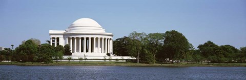 Framed Jefferson Memorial, Washington DC (pano) Print