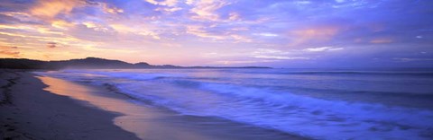 Framed Costa Rica Beach at Sunrise Print