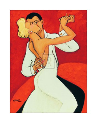 Framed Tango Valentino (LE) Print