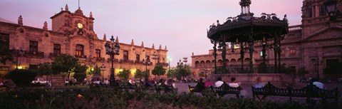 Framed Plaza De Armas, Guadalajara, Mexico Print