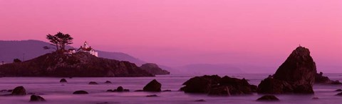 Framed Crescent City Lighthouse, California Print