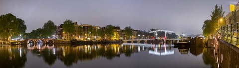 Framed Magere Brug, North Holland, Netherlands Print