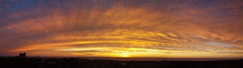 Framed Sunset, Todos Santos, Baja California, Mexico Print