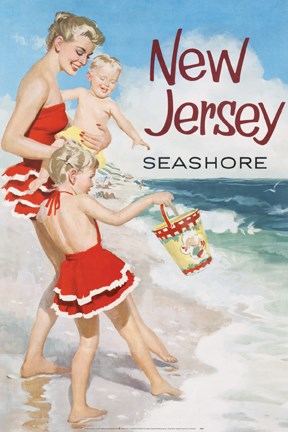 Framed Jersey Shore Print