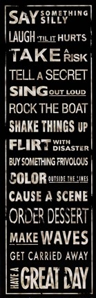 Framed Transit To Do List I Black Print