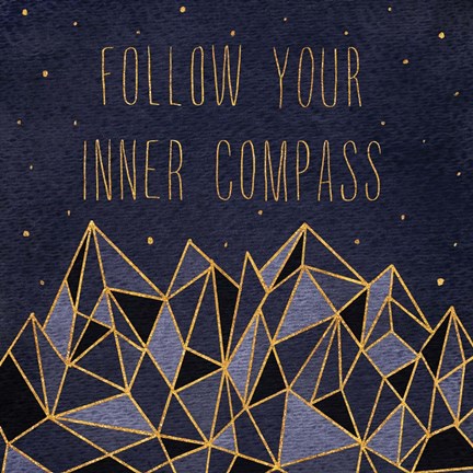 Framed Written in the Stars III Print