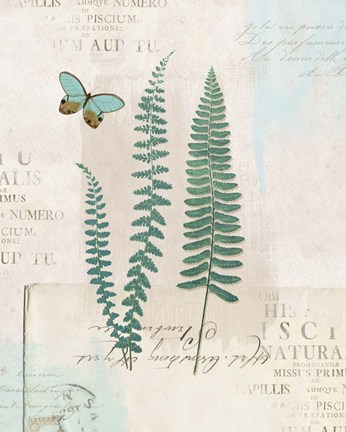 Framed En Bleu VII Print