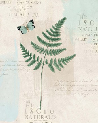 Framed En Bleu VIII Print