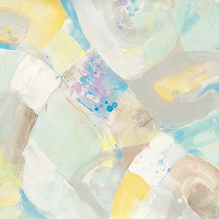 Framed White Rock I Print