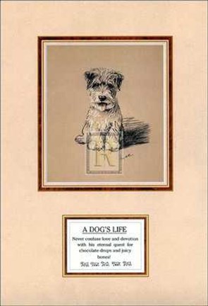 Framed Mac - Dog's Life III Size 8x12 Print