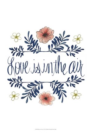 Framed Flowers by Grace I Print