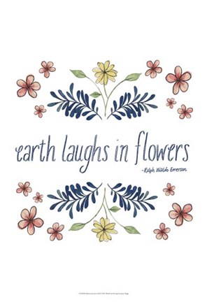 Framed Flowers by Grace III Print