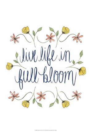 Framed Flowers by Grace IV Print