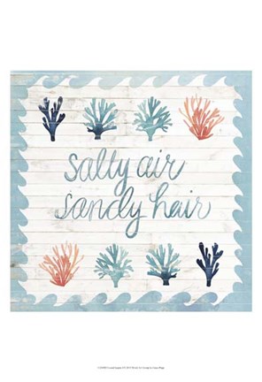 Framed Coastal Inspire I Print