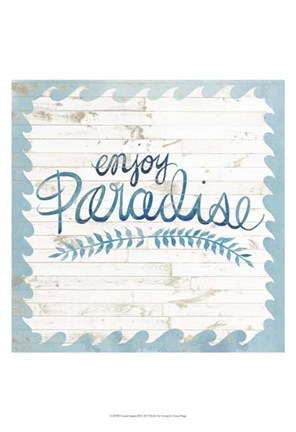 Framed Coastal Inspire II Print