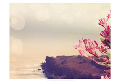 Framed Flowers in Paradise III Print