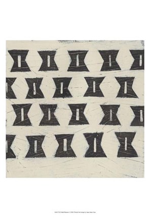 Framed Tribal Patterns I Print