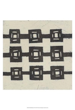 Framed Tribal Patterns VII Print