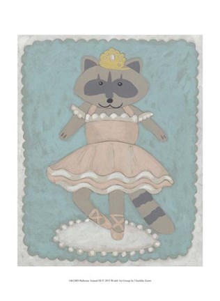 Framed Ballerina Animal III Print